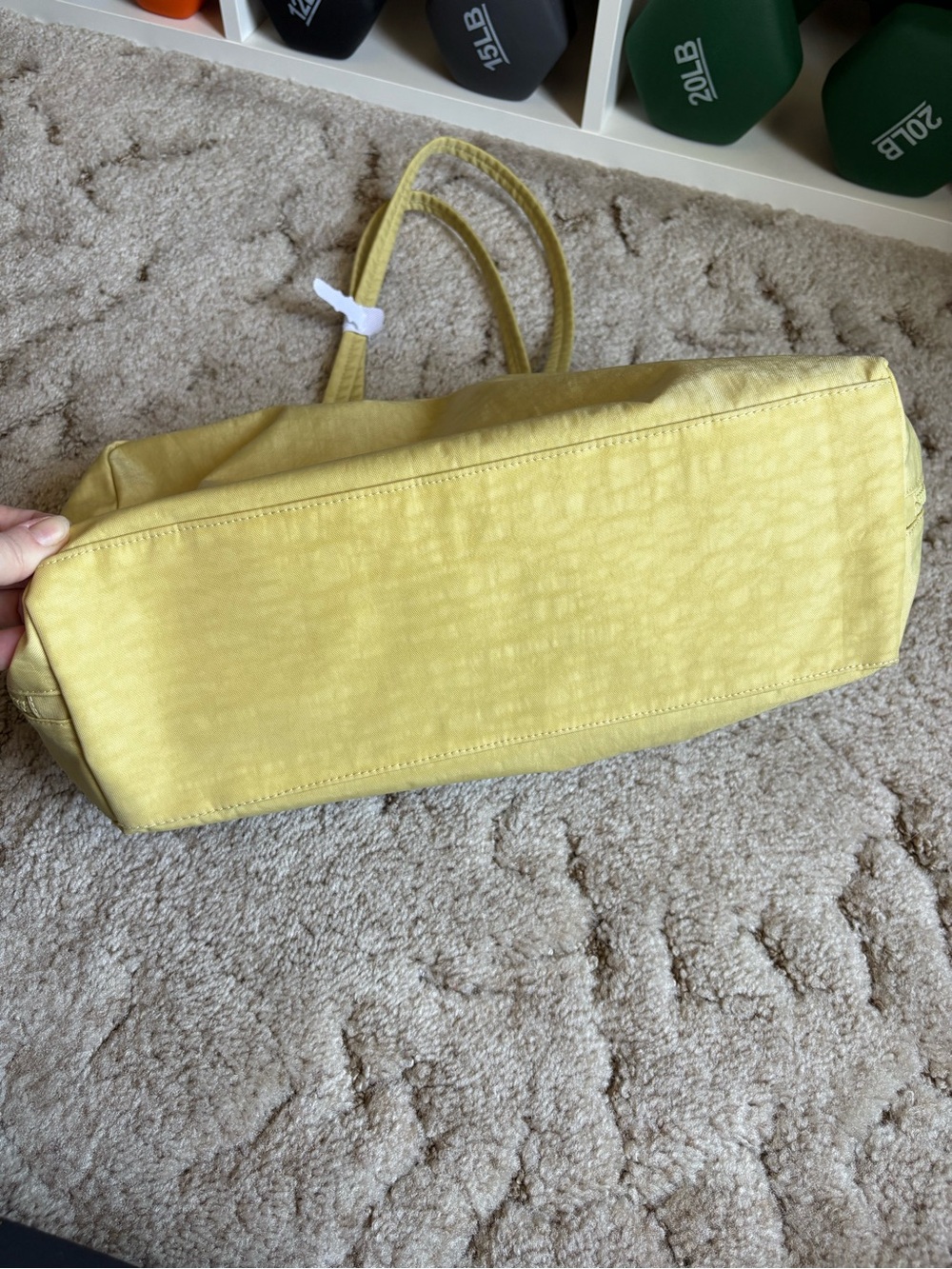BAGGU medium bowler butter - Picture 3 of 7